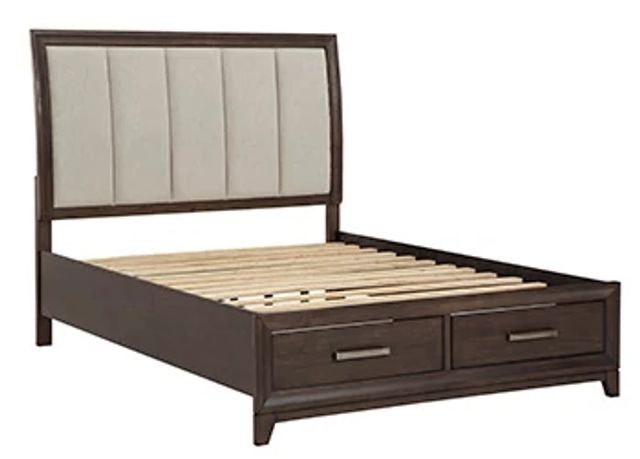 Brueban Dark Tone Uph Panel Headboard