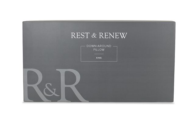 Rest & Renew Down Around Stomach Sleeper Pillow