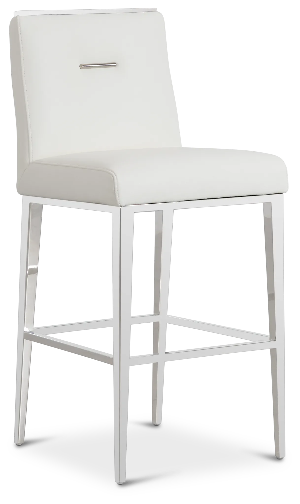 Alameda White 30" Upholstered Barstool