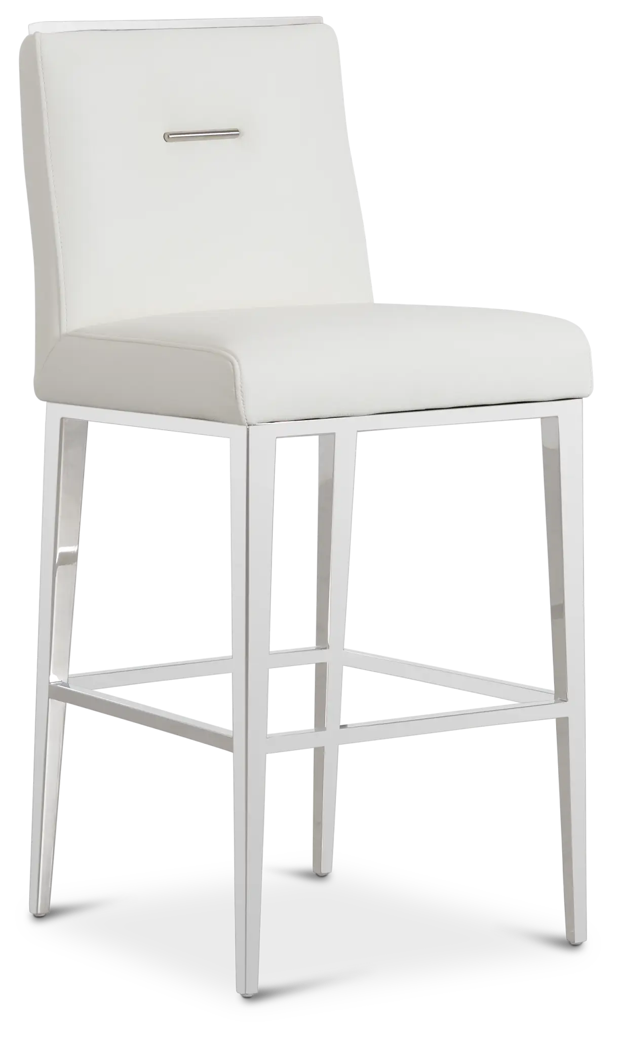 Alameda White 30" Upholstered Barstool Alameda White 30" Upholstered Barstool