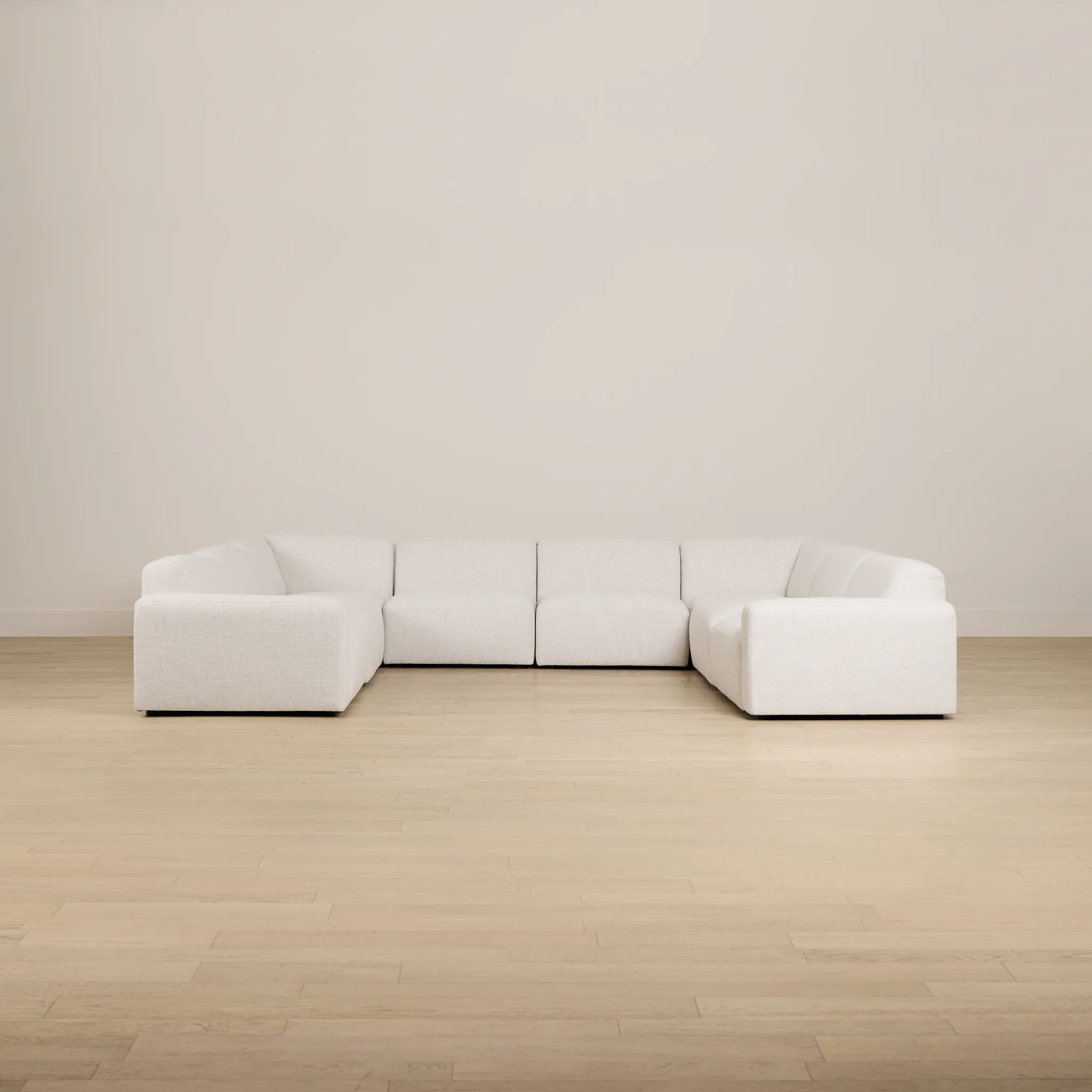 Baylor Light Beige Fabric 8-piece Modular Sectional