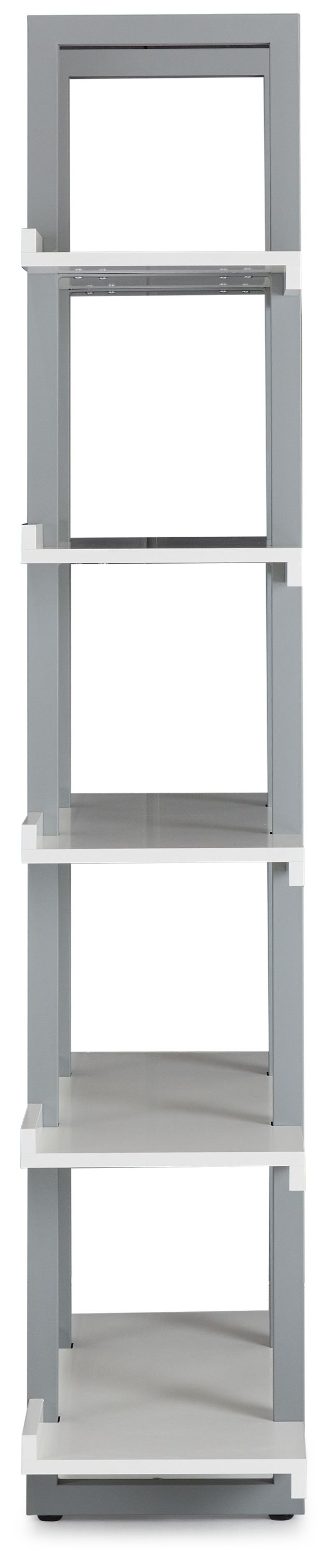 Clark White Bookcase