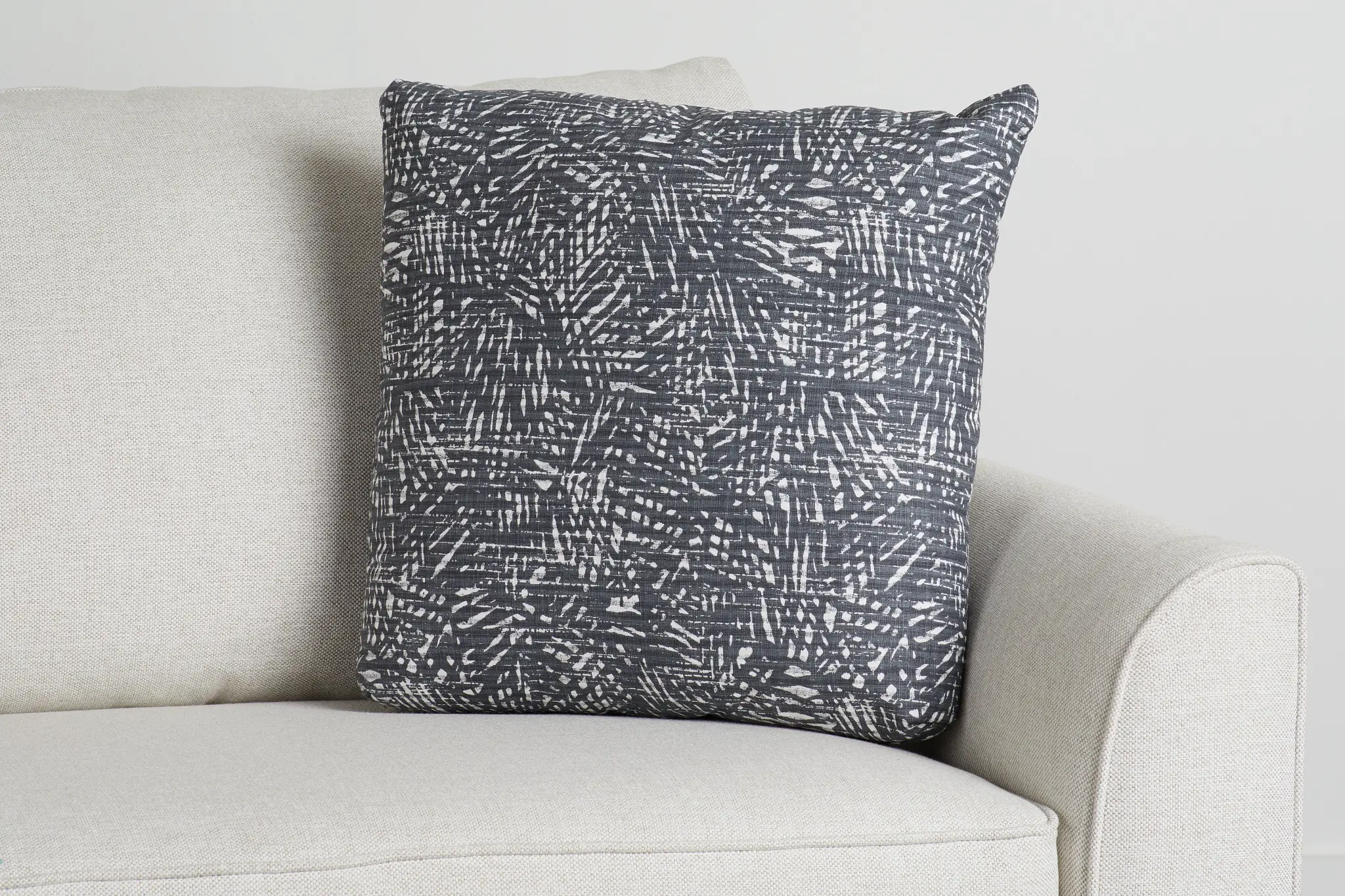 Diego Gray Fabric 18" Accent Pillow Diego Gray Fabric 18" Accent Pillow