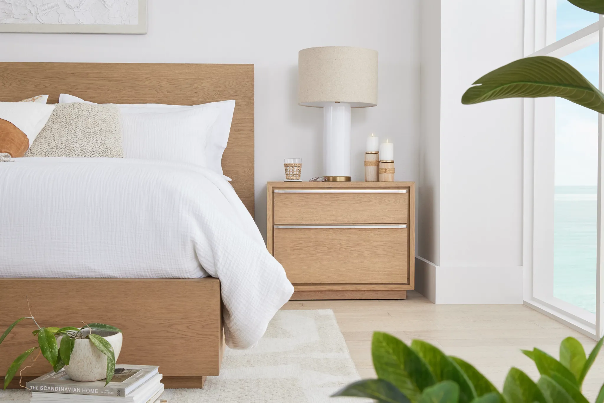 Haven Light Tone Platform Bed