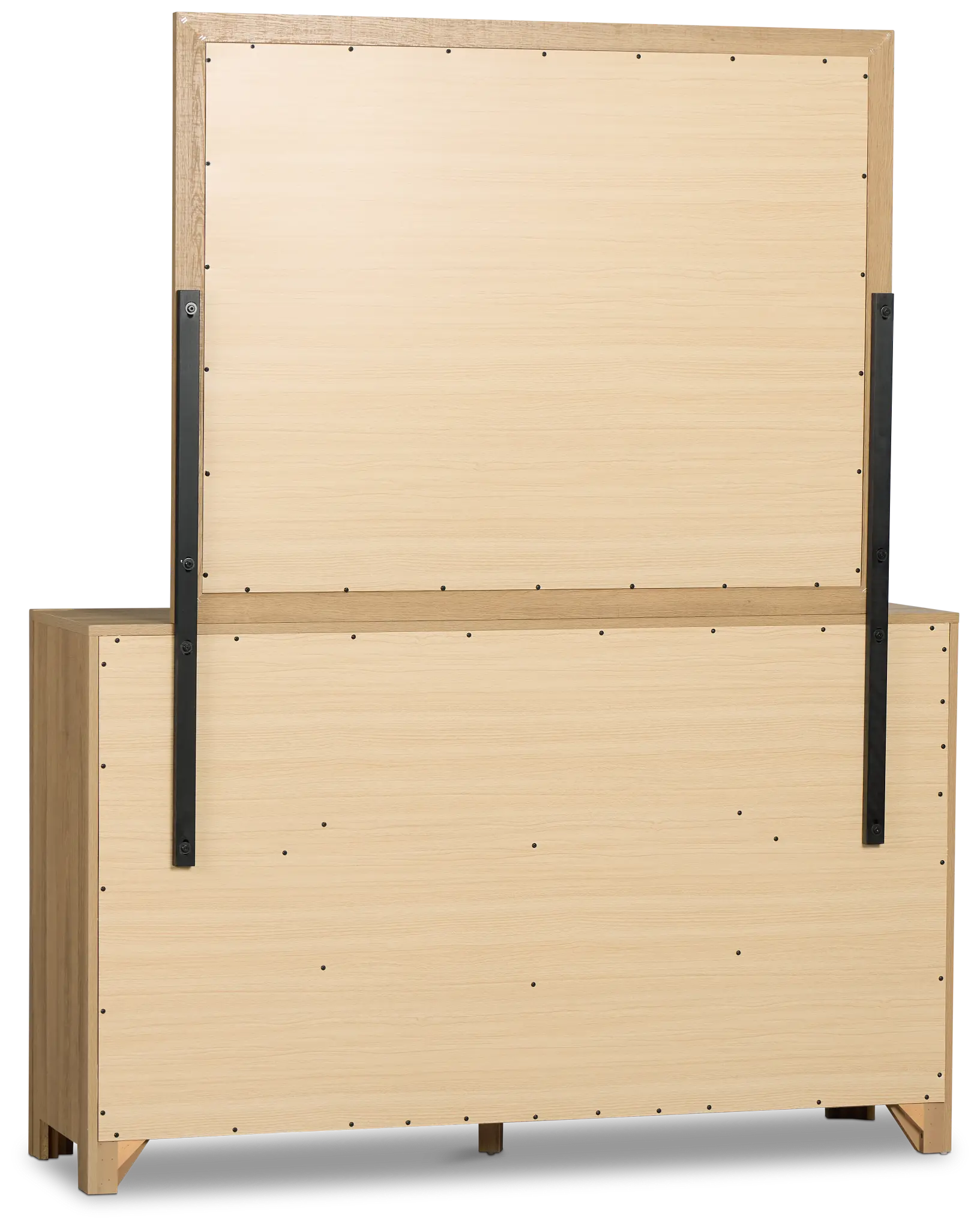 Delray Light Tone Dresser & Mirror Delray Light Tone Dresser & Mirror