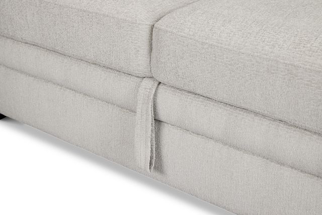Everly Gray Fabric Medium Right Chaise Storage Sectional