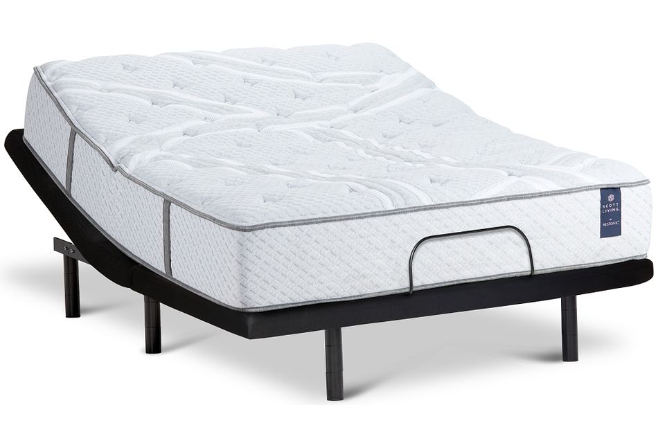 Millport 200 Plush 12 Silver Adjustable Mattress Set Mattresses