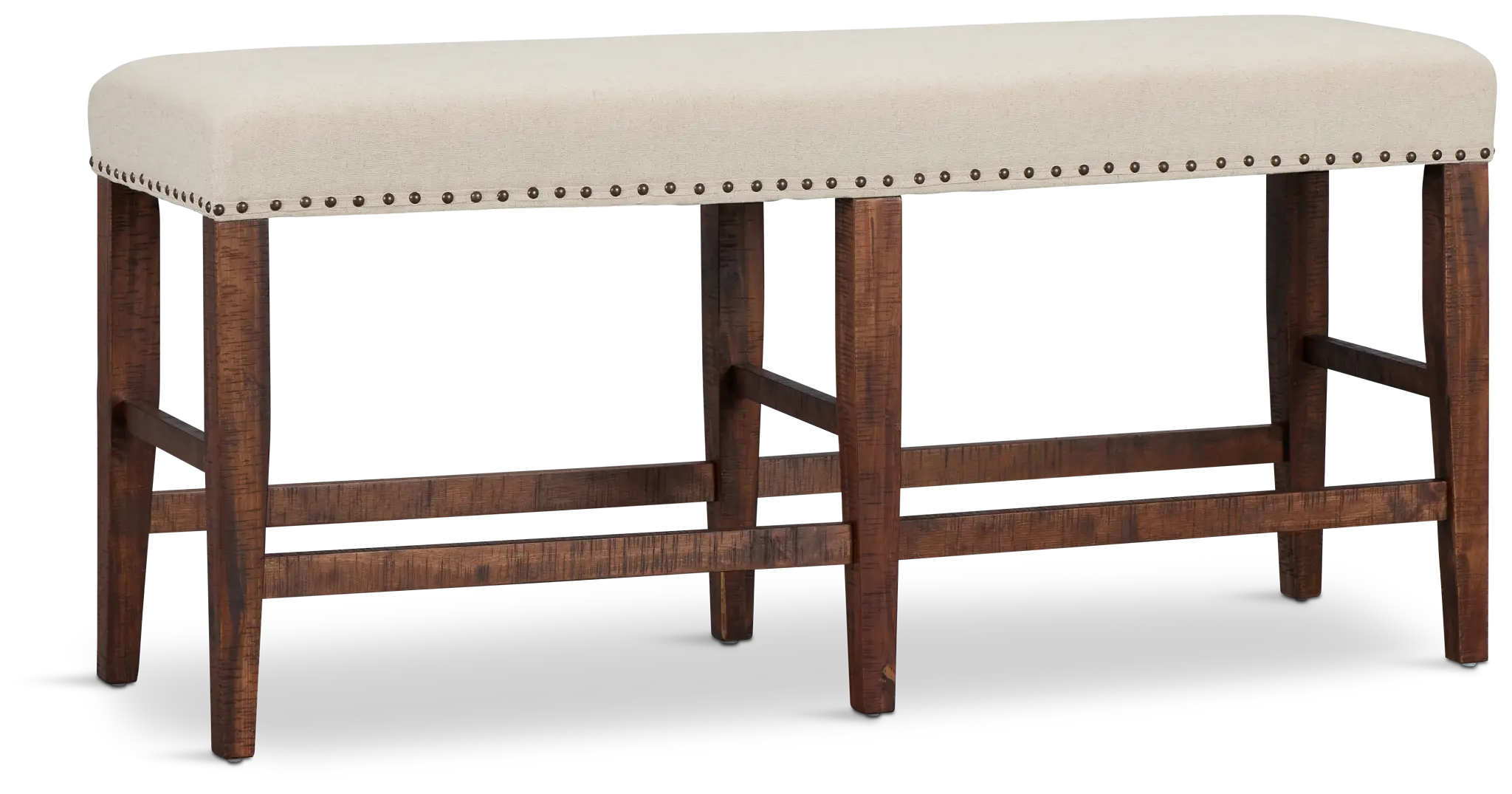 Joplin Dark Tone High Upholstered Dining Bench Joplin Dark Tone High Upholstered Dining Bench