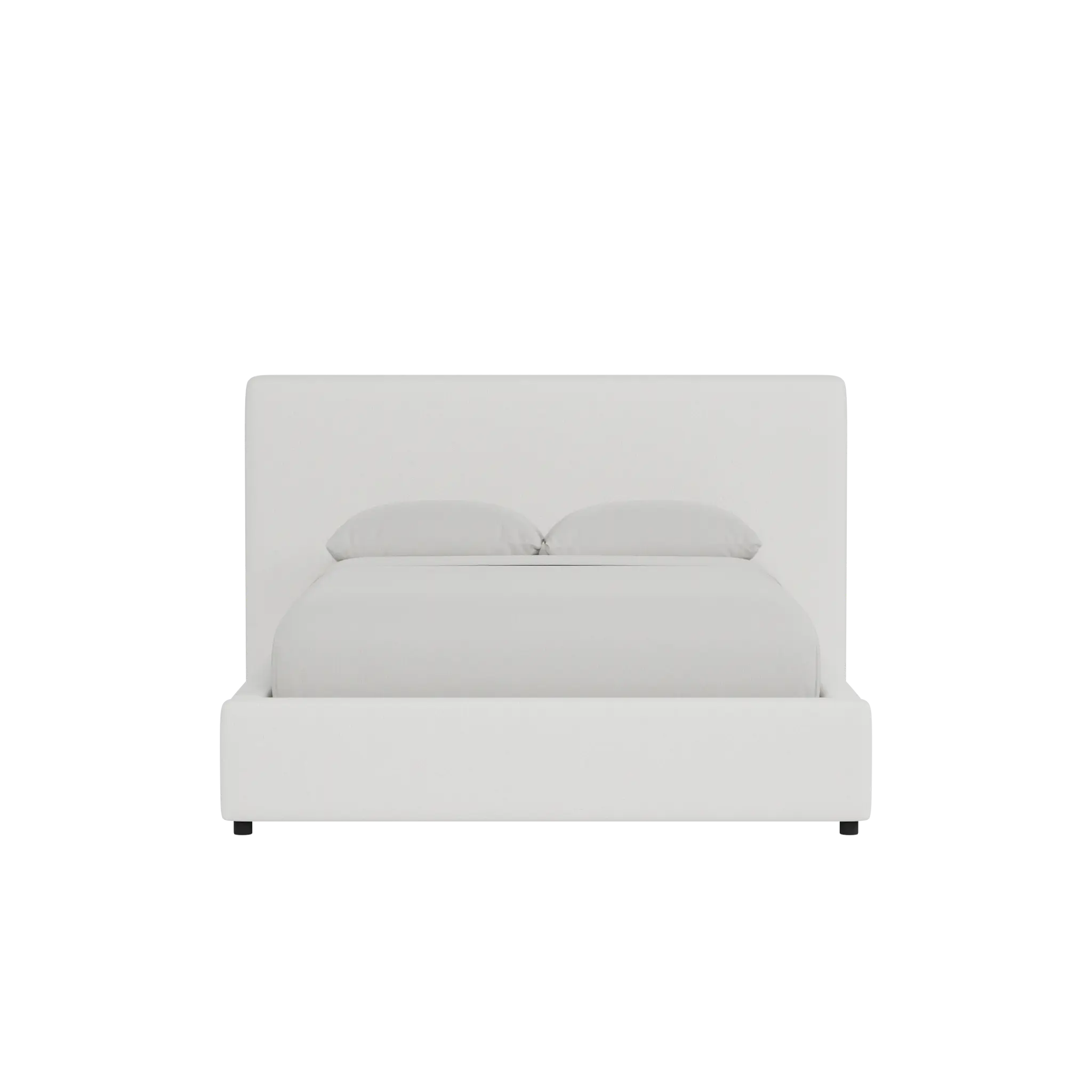 Grayton Sutton White 44" Upholstered Platform Bed Grayton Sutton White 44" Upholstered Platform Bed