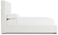 Grayton Maguire Ivory 54" Upholstered Platform Bed