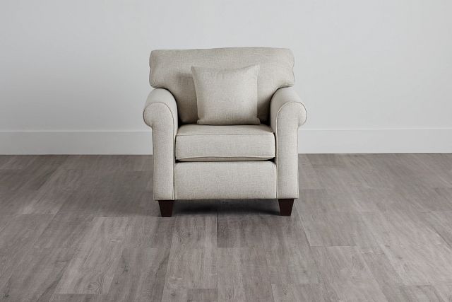 Cameron Beige Fabric Chair