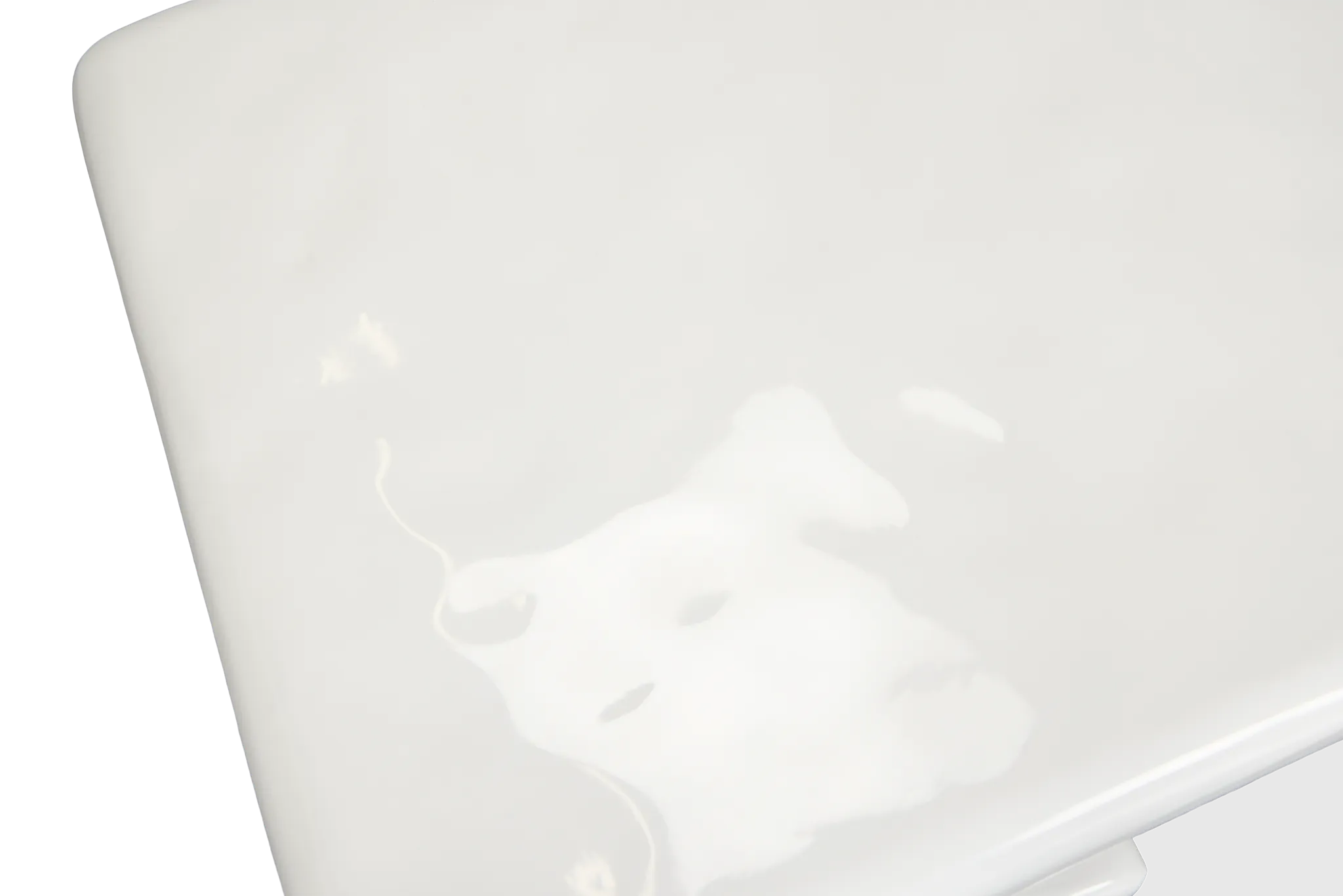 Layla White Rectangular Coffee Table