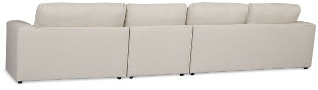 Brantley Light Beige Fabric Small Right Chaise Sectional