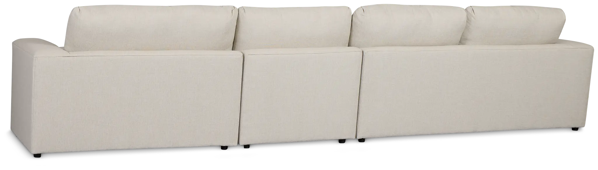 Brantley Light Beige Fabric Small Right Chaise Sectional Brantley Light Beige Fabric Small Right Chaise Sectional