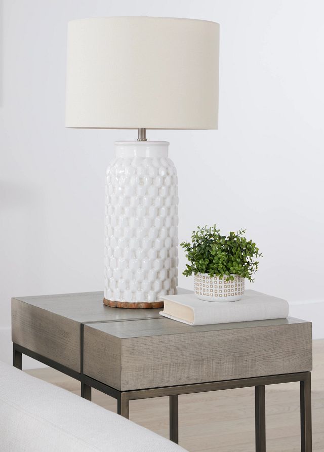 Seiter Light Beige Table Lamp