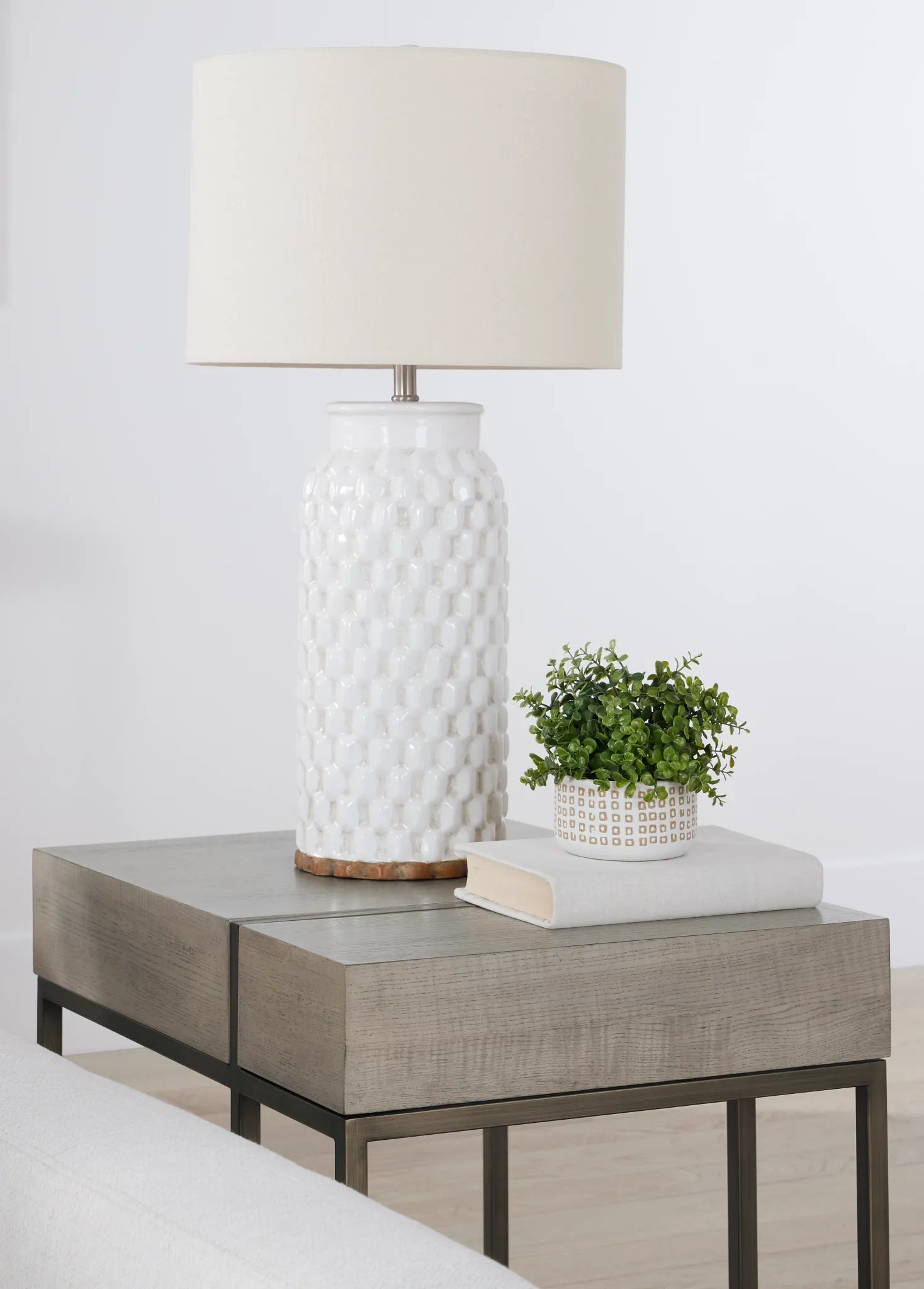 Seiter Light Beige Table Lamp