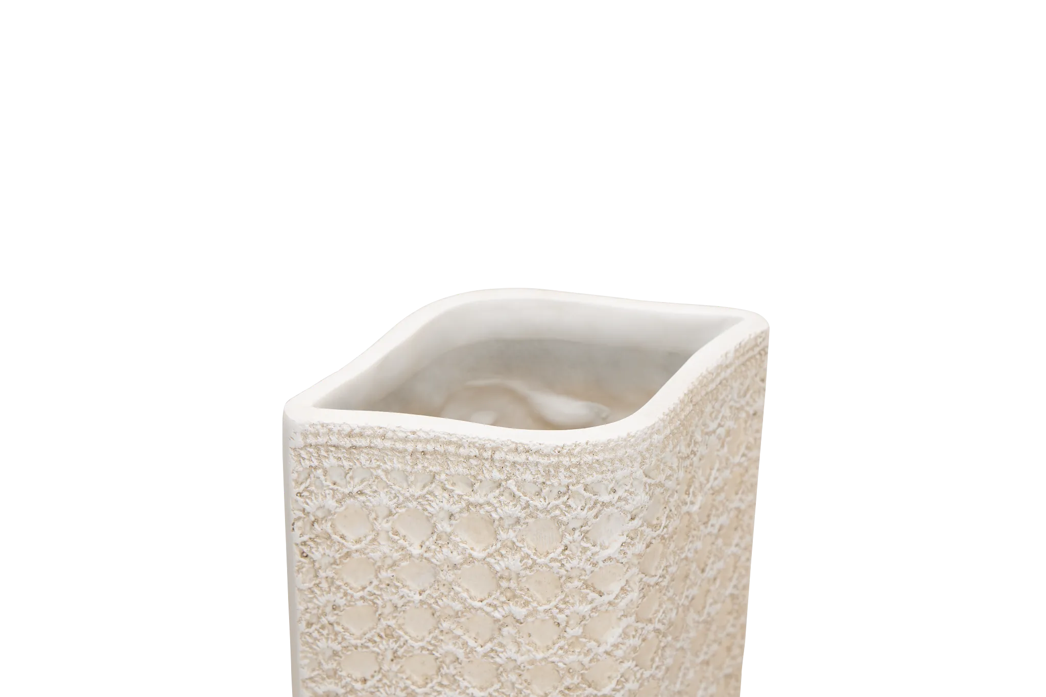 Nolie White Short Vase