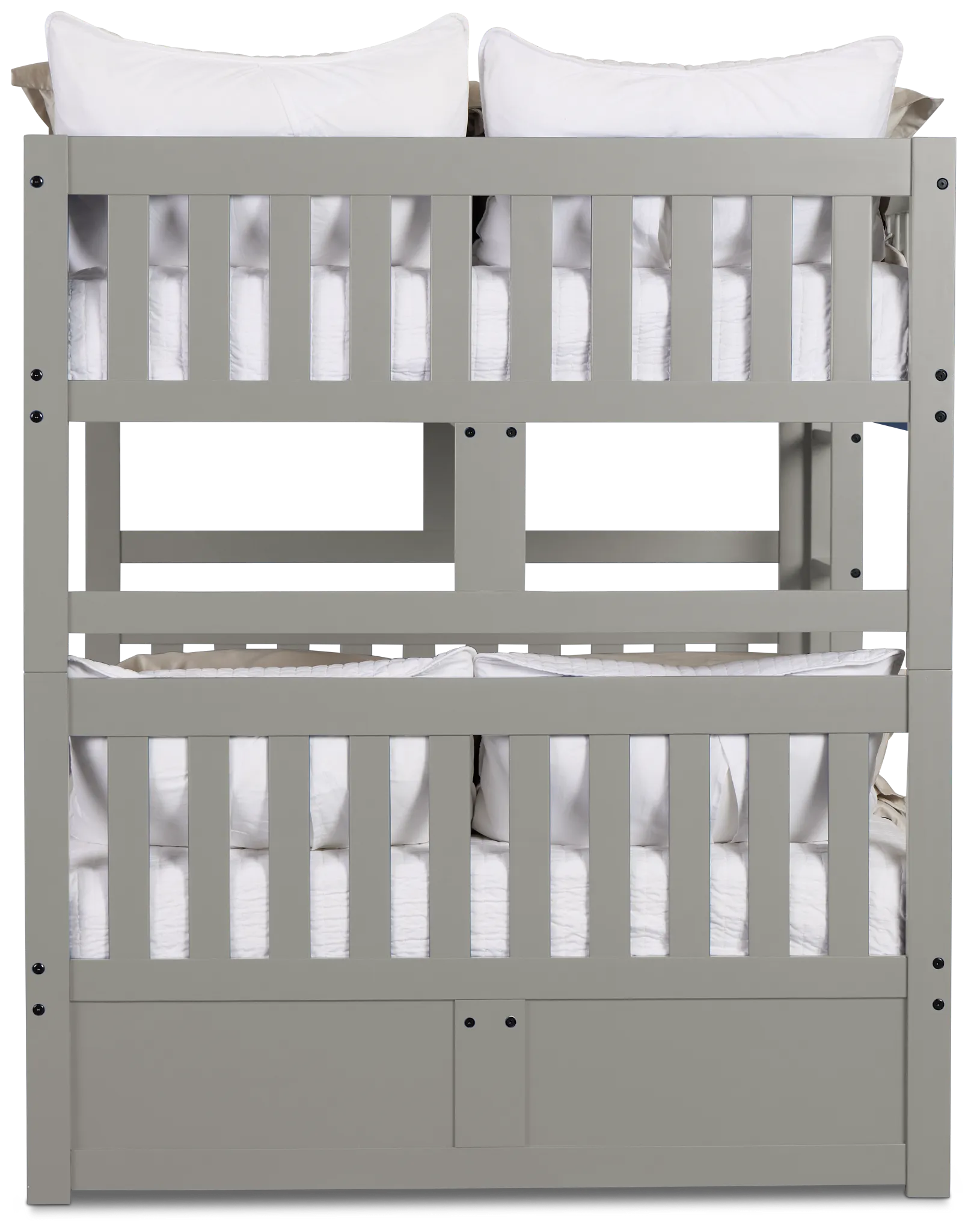 Charleston Gray Storage Bunk Bed
