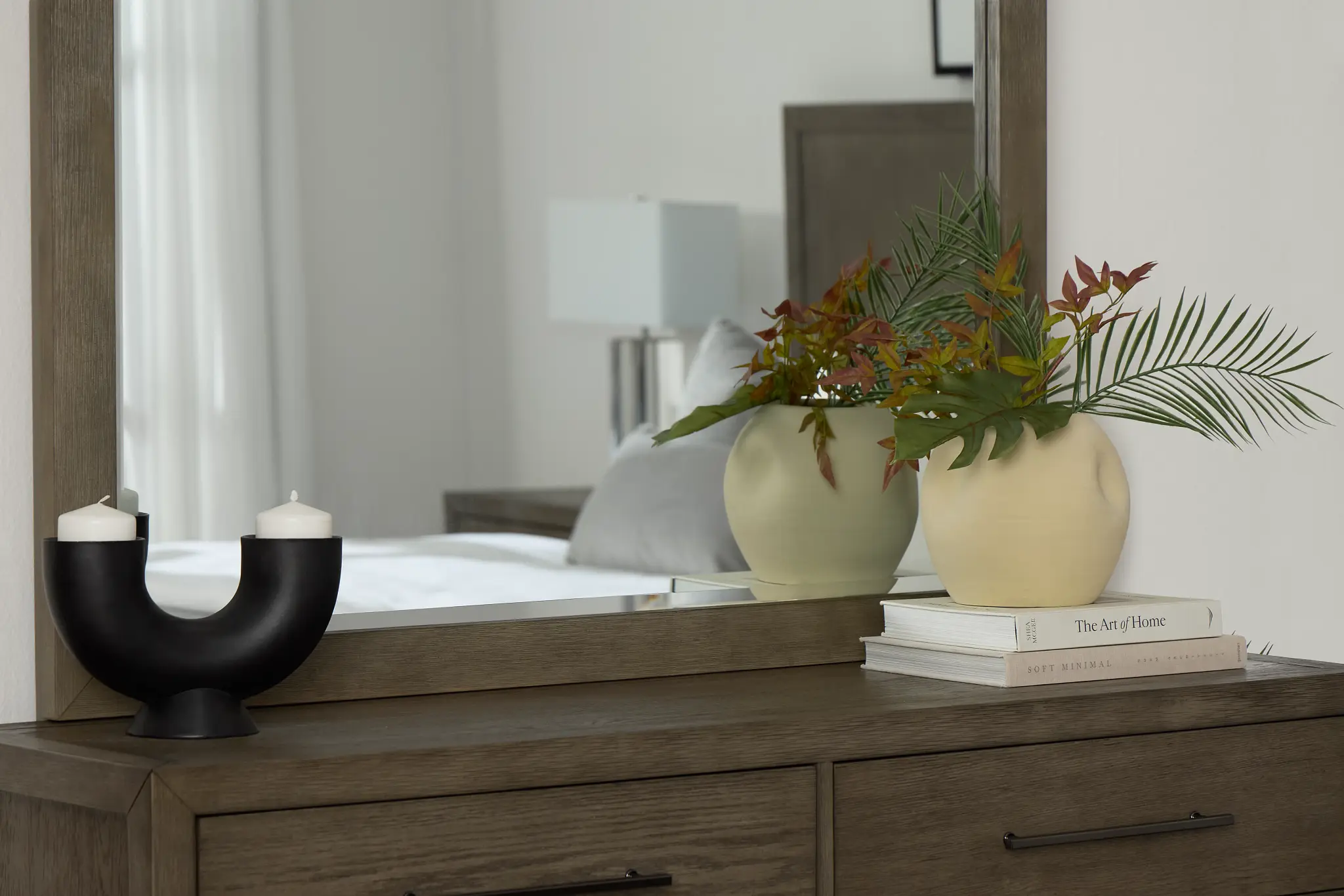 Alden Gray Dresser & Mirror Alden Gray Dresser & Mirror