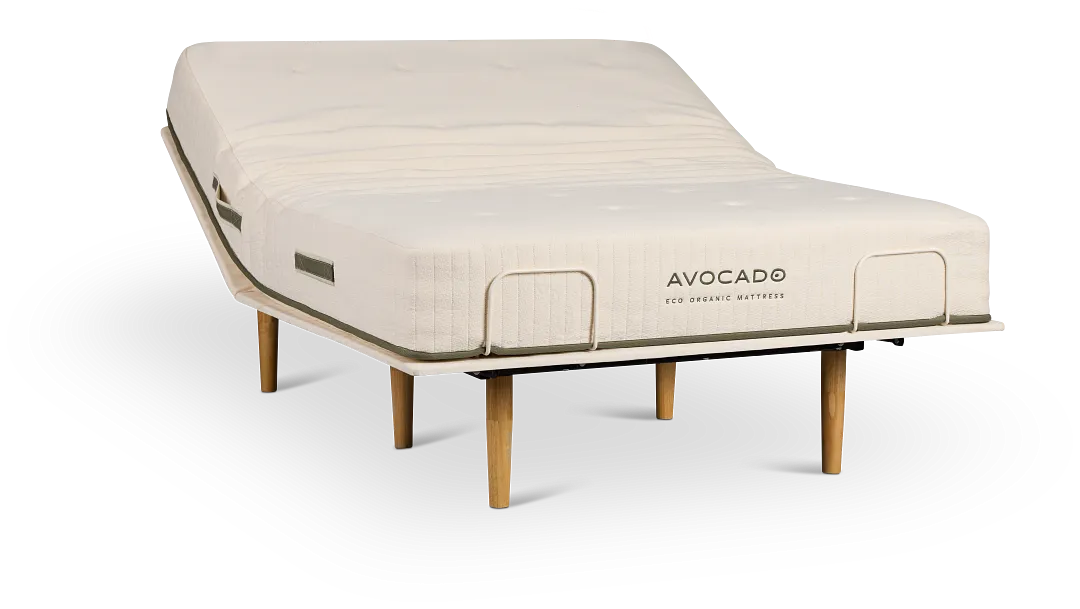 Avocado Eco Organic Cushion Firm Eco Adjustable Mattress Set