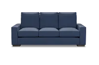 Edgewater Revenue Dark Blue 84" Sofa W/ 3 Cushions