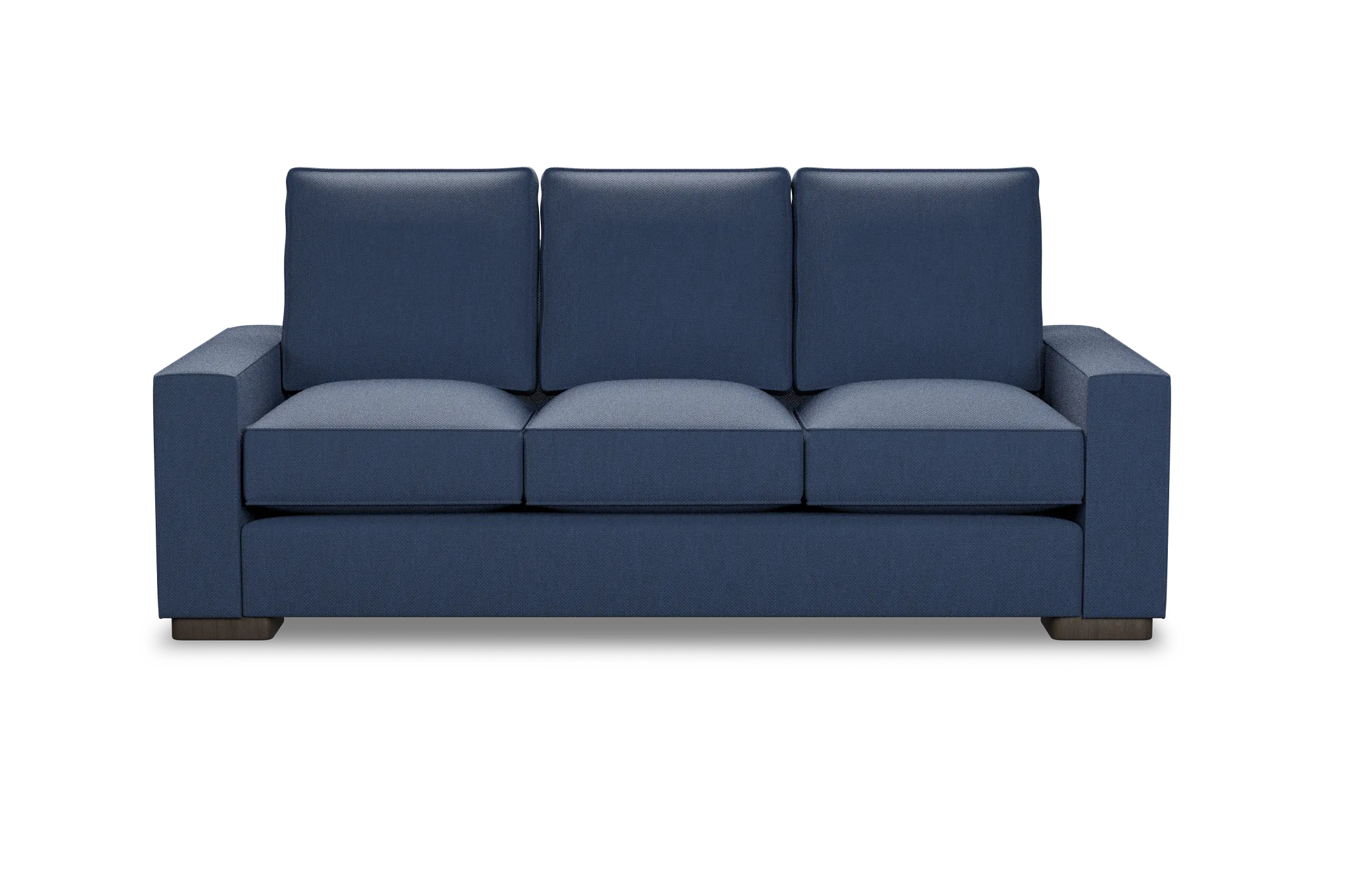 Edgewater Revenue Dark Blue 84" Sofa W/ 3 Cushions