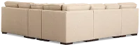 Sinclair Brown Fabric Large Left Chaise Sectional