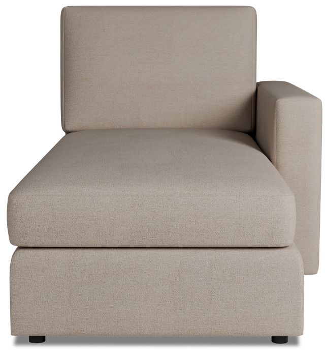 Citymod Beige Fabric Right Chaise