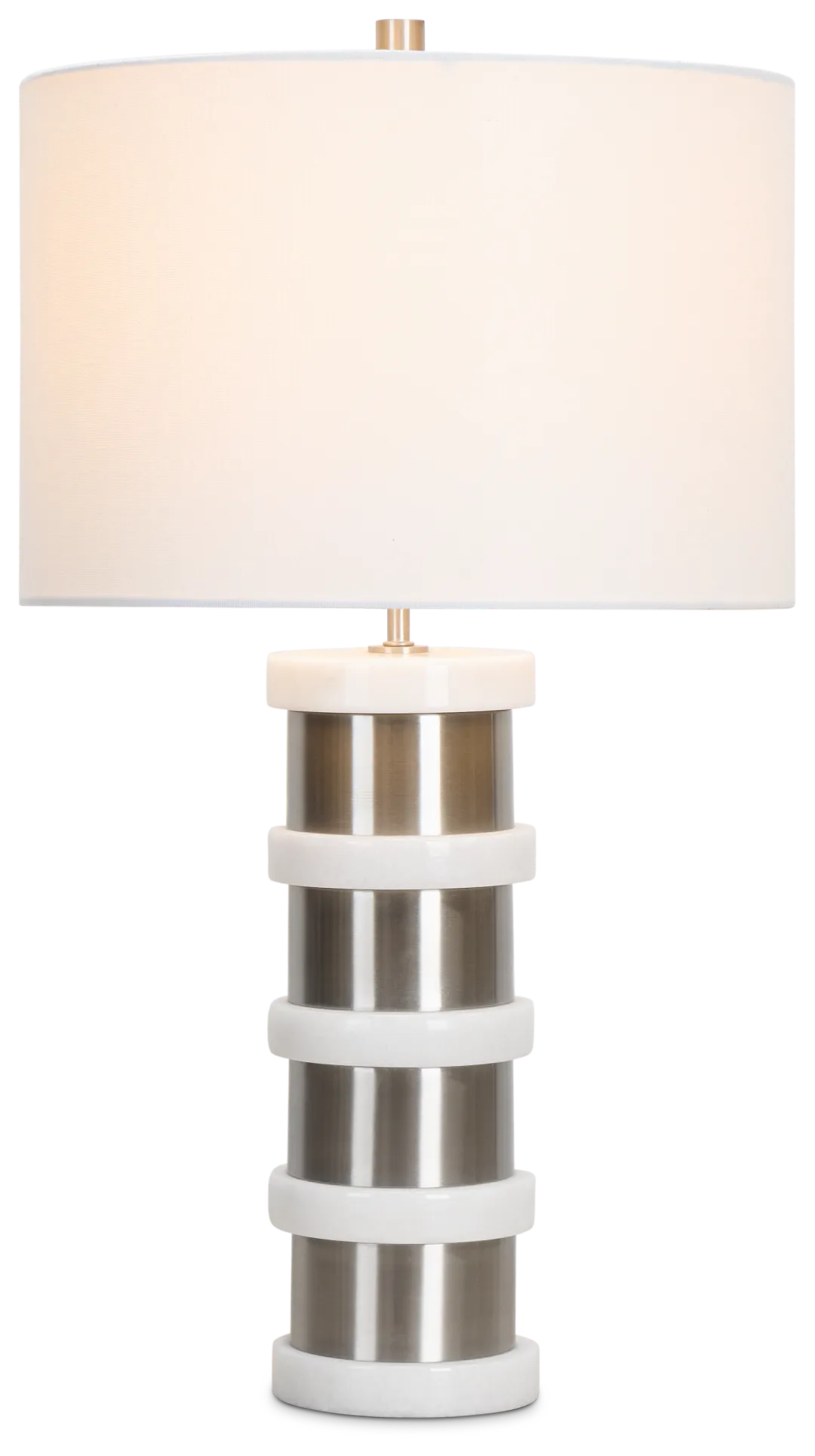 Alessia Silver Table Lamp