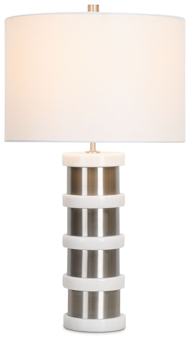 Alessia Silver Table Lamp