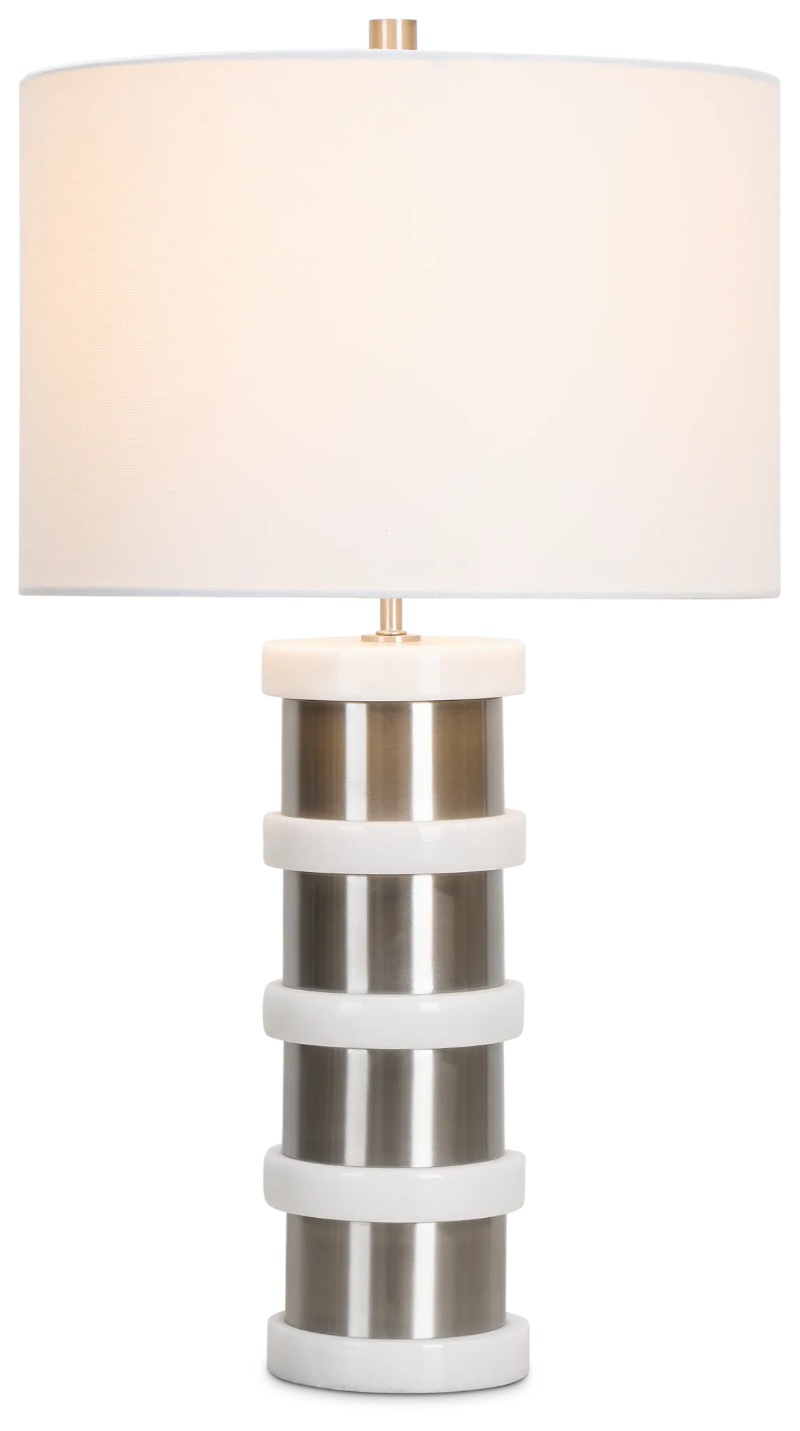 Alessia Silver Table Lamp