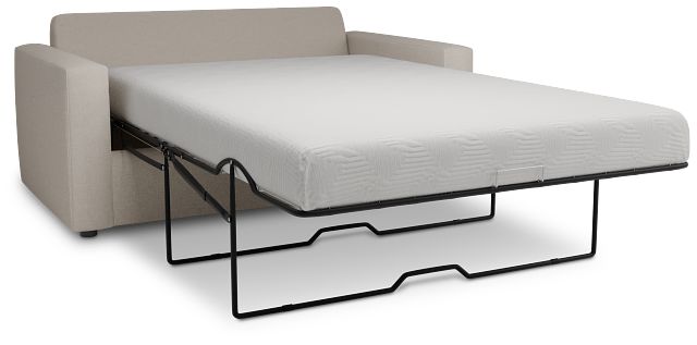 Siesta Suave Beige Fabric Cooling Memory Foam Sleeper