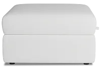 Citymod White Fabric Storage Ottoman
