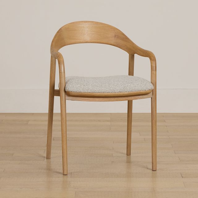 Gables Light Tone Upholstered Arm Chair