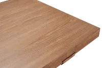 Provo Mid Tone Trestle Table & 4 Woven Chairs