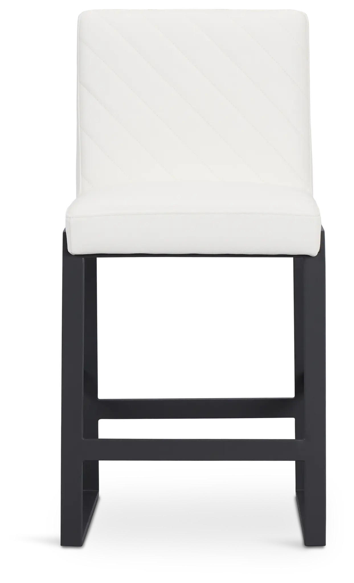 Harlem White 24" Upholstered Barstool Harlem White 24" Upholstered Barstool