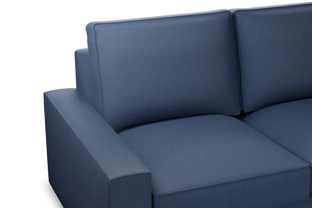 Edgewater Revenue Dark Blue Medium Two-arm Sectional