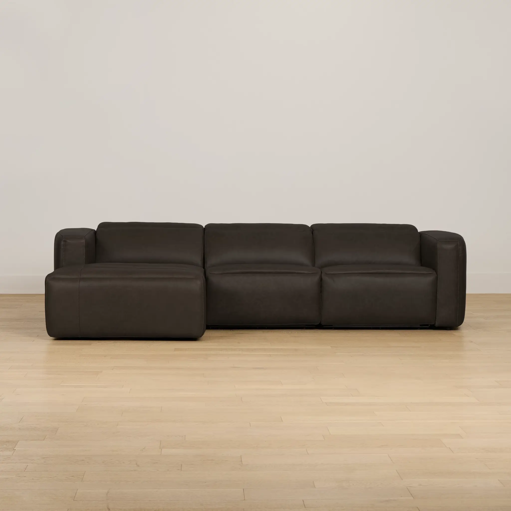 Jace Dark Gray Lthr/vinyl Left Chaise Power Reclining Sectional Jace Dark Gray Lthr/vinyl Left Chaise Power Reclining Sectional