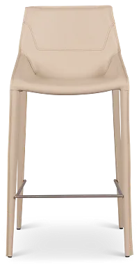 Wayne Light Beige 27" Upholstered Barstool