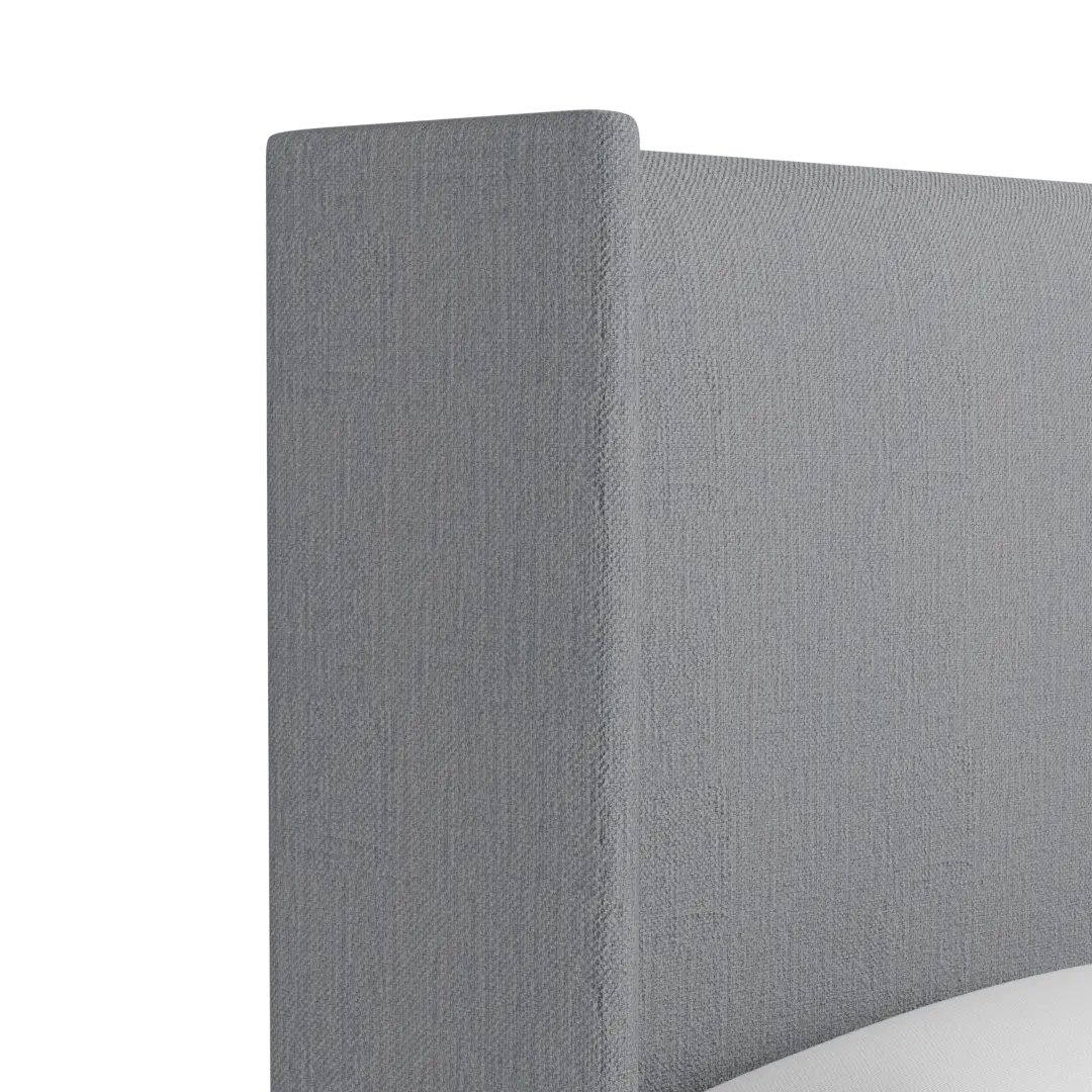 Captiva Revenue Gray 60" Upholstered Shelter Bed Captiva Revenue Gray 60" Upholstered Shelter Bed