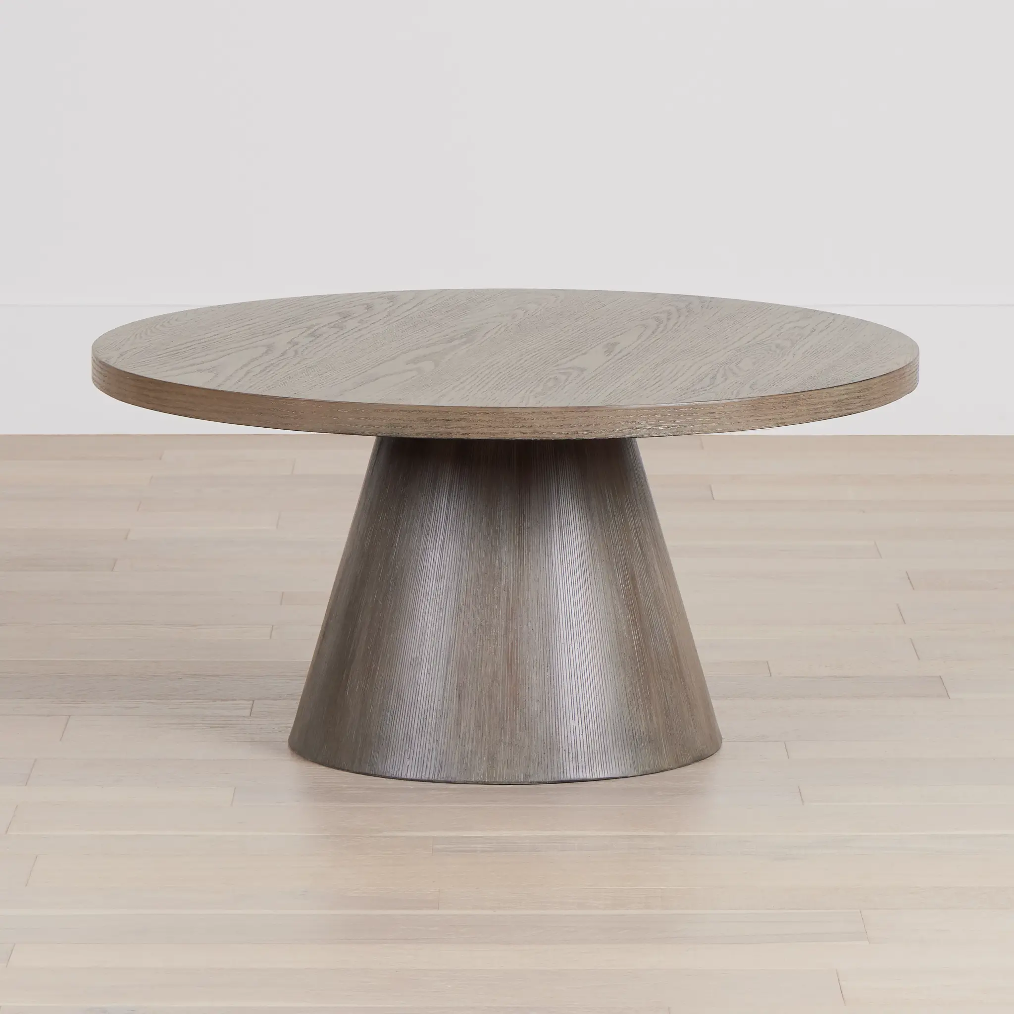 Alden Gray Round Coffee Table Alden Gray Round Coffee Table
