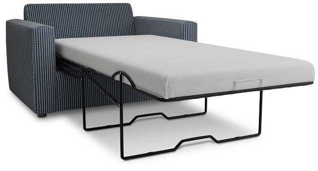 Siesta Lucy Navy Fabric Memory Foam Sleeper