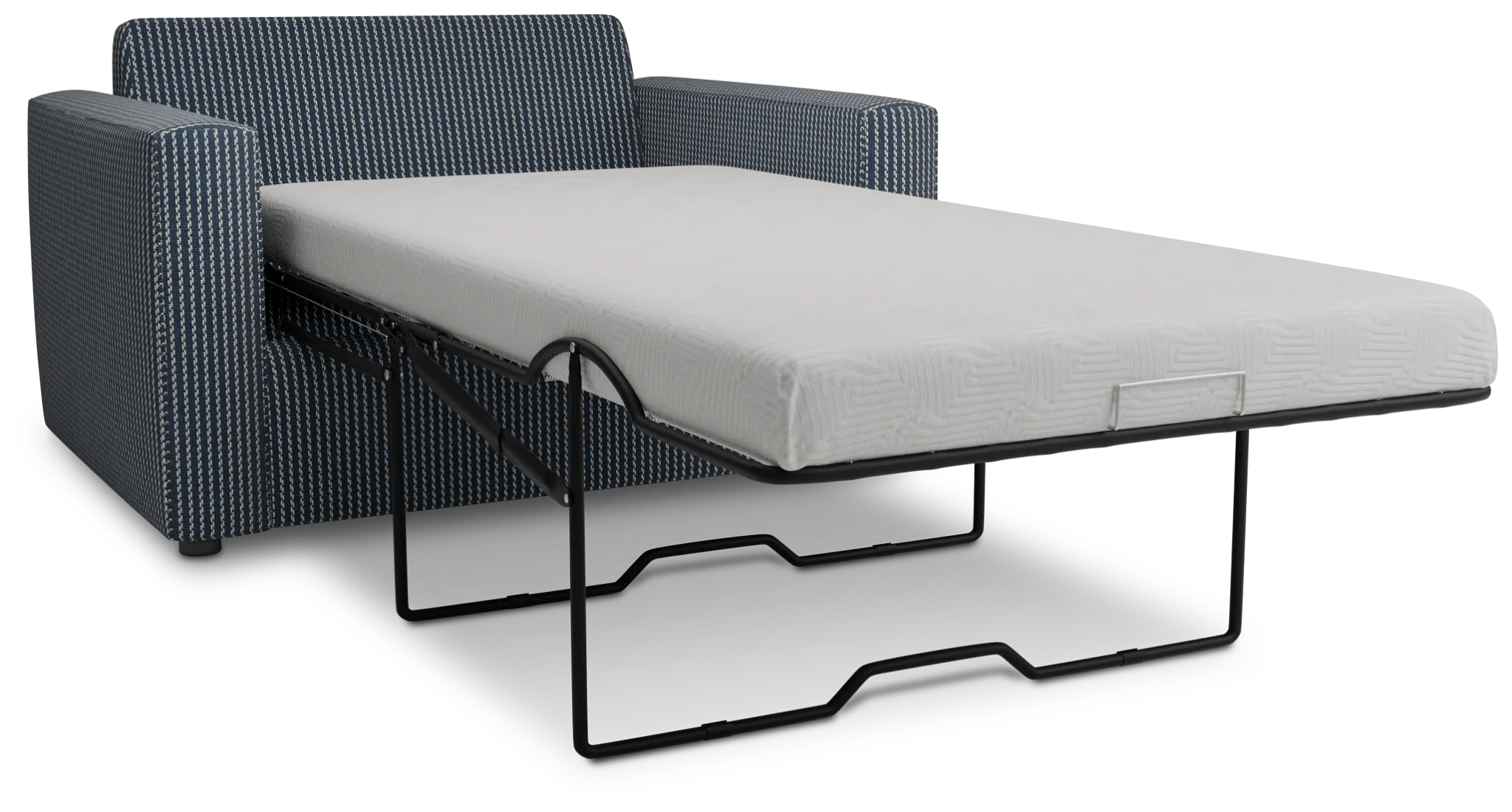 Siesta Lucy Navy Fabric Memory Foam Sleeper