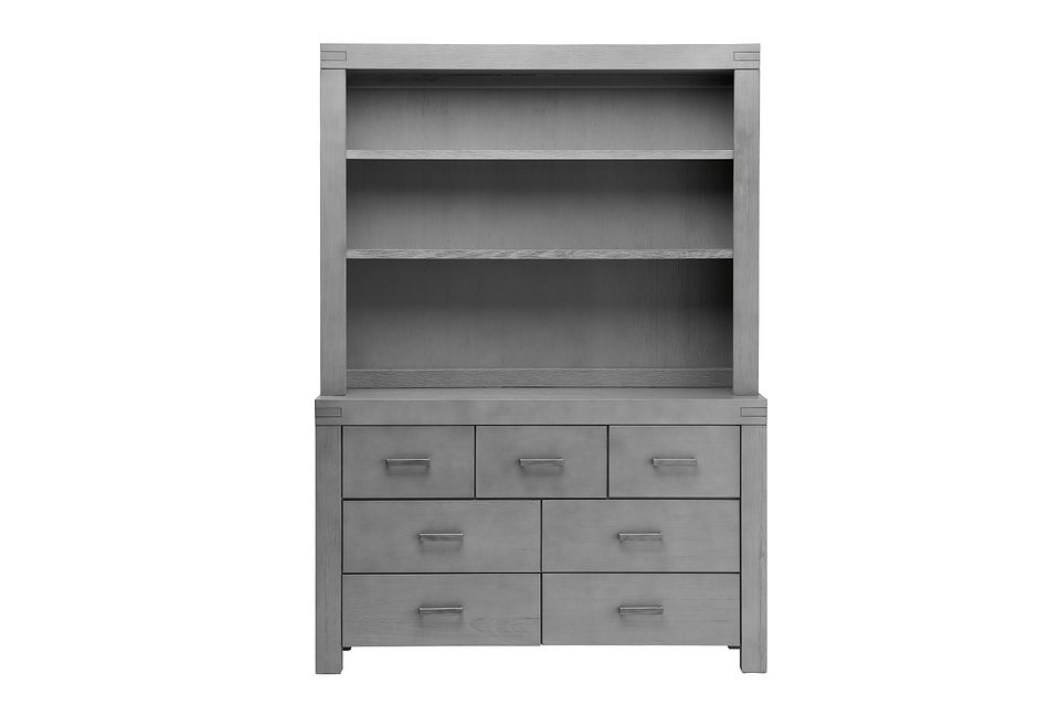 Piermont Gray Dresser Hutch Baby Kids Dressers Changing
