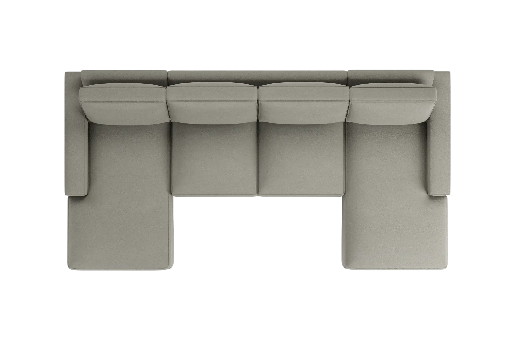 Edgewater Elite Gray Double Chaise Sectional Edgewater Elite Gray Double Chaise Sectional