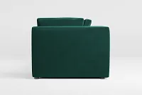 Destin Joya Green Velvet 2-piece Modular Sofa