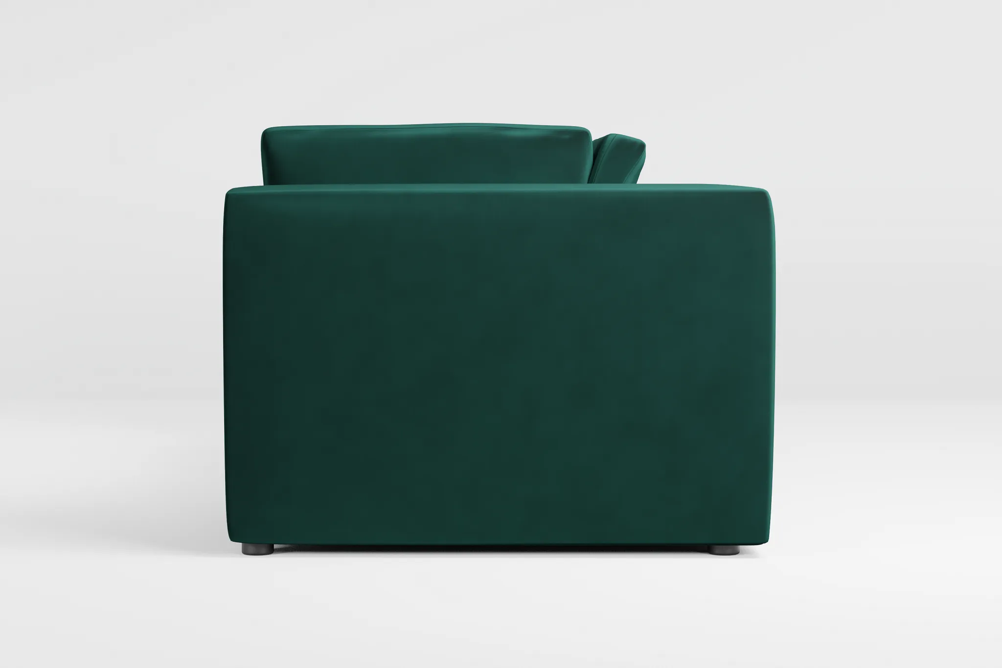 Destin Joya Green Velvet 2-piece Modular Sofa