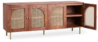 Sarta Mid Tone Four-door Cabinet