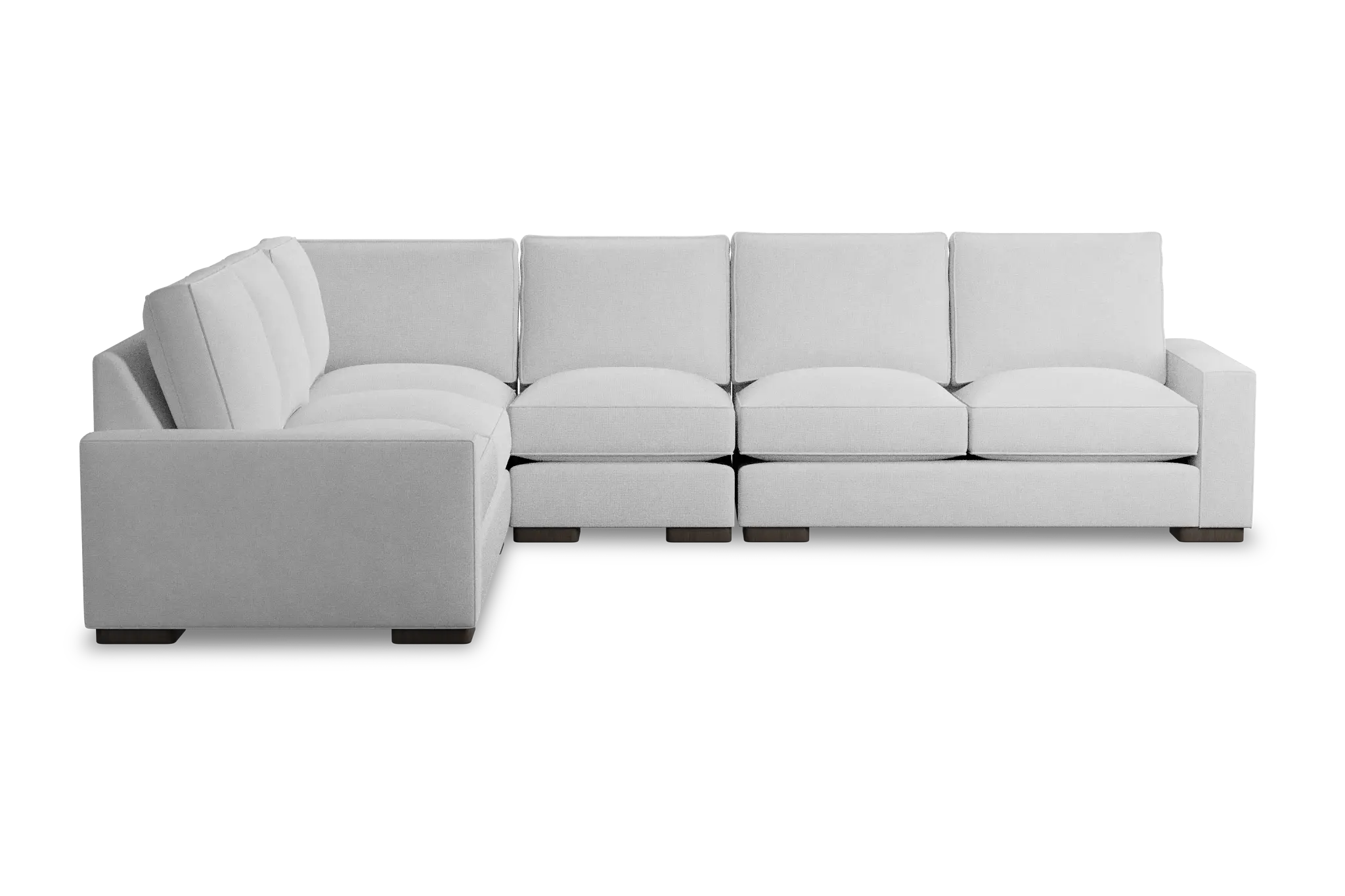 Edgewater Suave White Medium Two-arm Sectional Edgewater Suave White Medium Two-arm Sectional