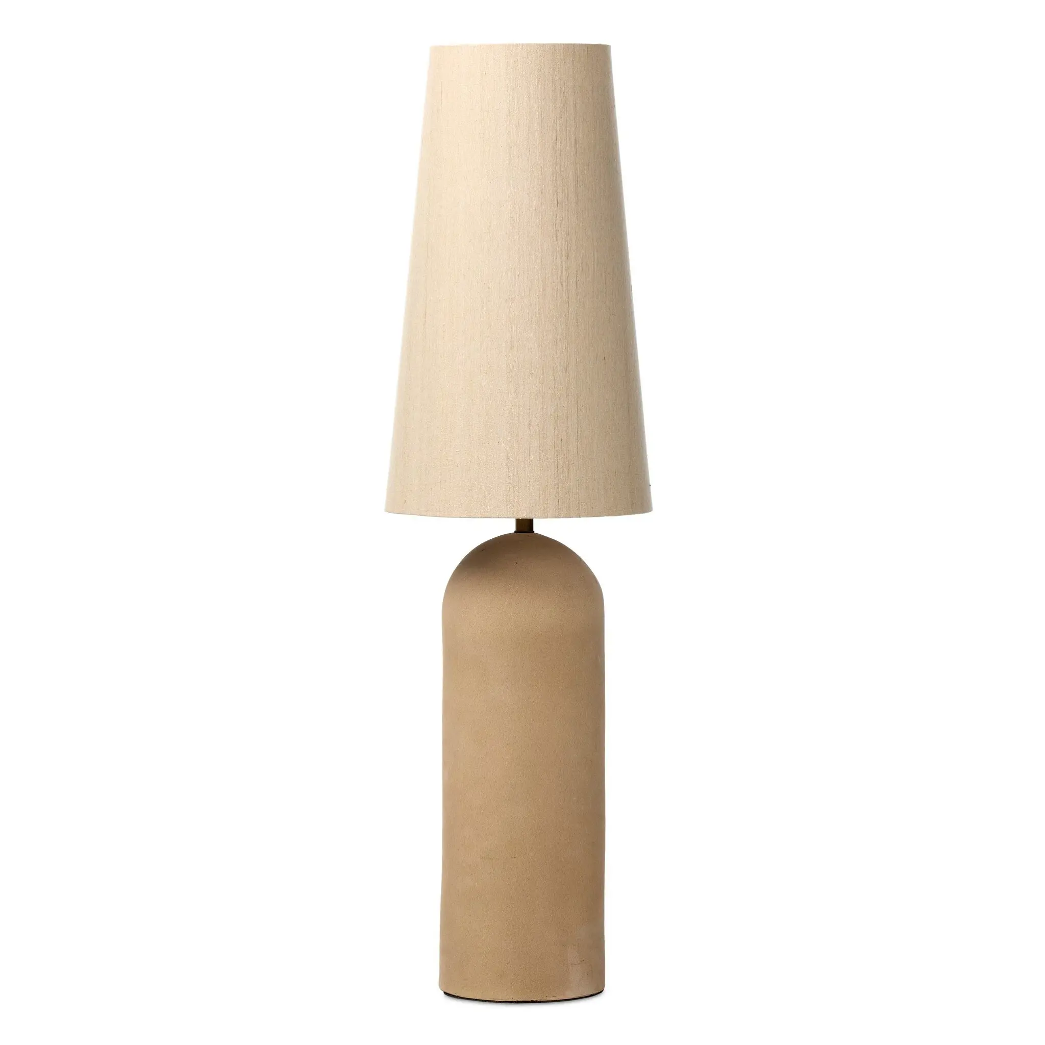 Four Hands Zura Beige Ceramic Floor Lamp Four Hands Zura Beige Ceramic Floor Lamp